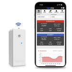 Stick Wifi Temperature & Humidity Sensor 24/7 Monitoring Alerts (white). Fixed Price $139.00.