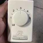 Non-programmable Single Pole Line Voltage Heating Lux LV-1 Mechanical Thermostat. Fixed Price $20.69.
