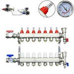 7 Branches Stainless Steel Floor Heating Water Distributor Separator. Fixed Price $209.62.