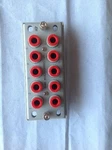 Smc 1/4" 10 Port Pneumatic Multiconnector (1 Side) Junction Block Nsnp. Fixed Price $19.95.