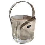 1970S Modern Arnolfo Di Cambio Ice Bucket With Lino Sabattini Tongs. Fixed Price $620.21.