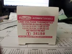 Dayton 2E158 Line Voltage Thermostat New Box #B65. Fixed Price $10.95.