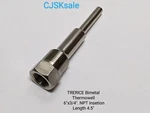 Trerice Bimetal Thermowell 6"X3/4" Npt Intersection Length 4.5" (new).. Fixed Price $19.00.