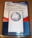 Lux LV11 Mechanical Line Voltage 120V Heat Thermostat Mercury Free White New. Fixed Price $19.99.