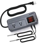 Inkbird ITC608T Temperature Controller W/ Dual Sensor Ac Outlet. Fixed Price $48.88.