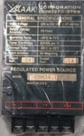 Aak Corporation CM241.2 Regulated Power Source Fast Shipping. Fixed Price $19.72.